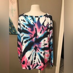 Women's Tie-Dye Long Sleeve Top